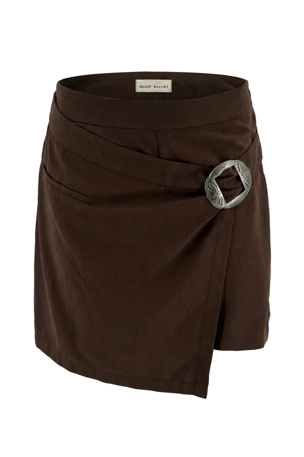 Amiek Saloon skort broekrok dark brown western