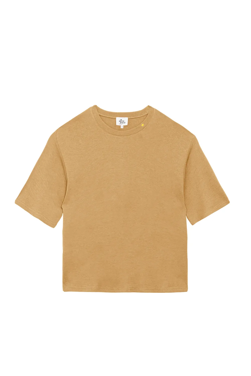 La Petite Etoile Tais oversize t-shirt camel ster