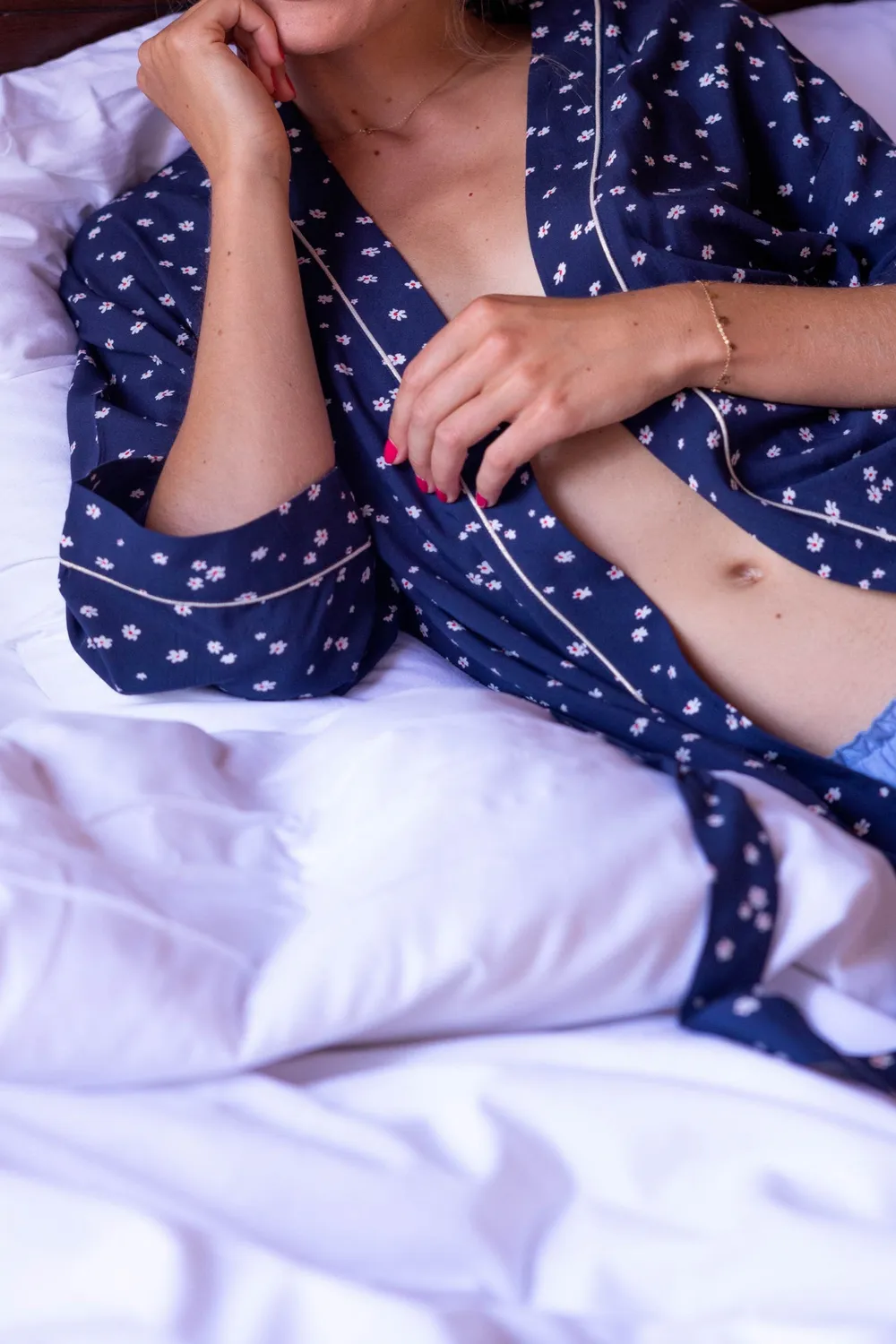 La Petite Etoile Viatel kimono Fleurette katoen