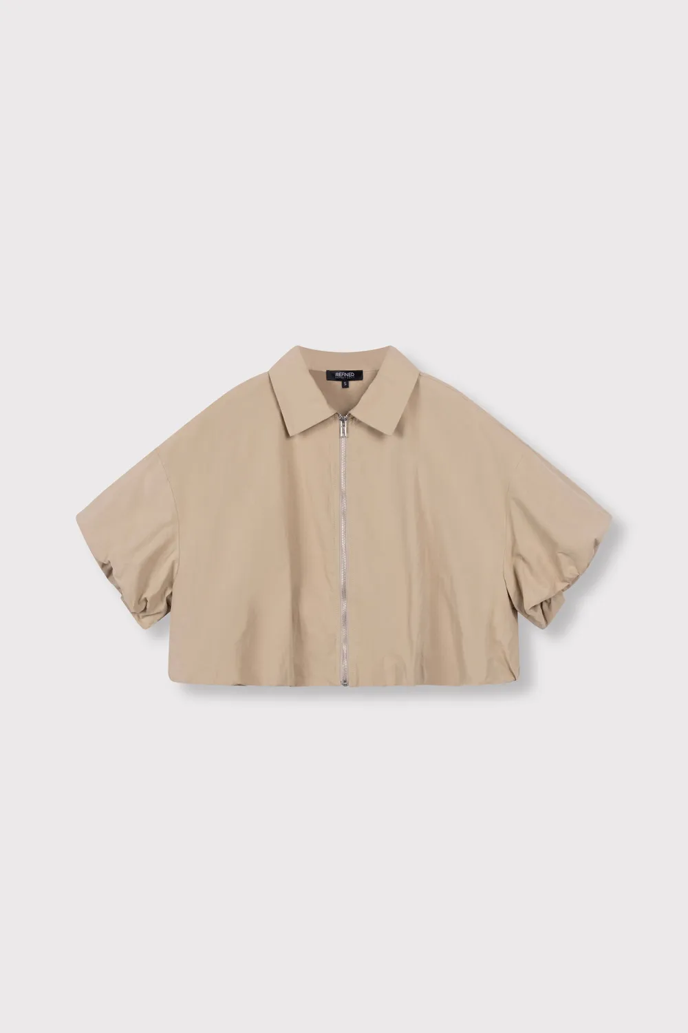 Amiek Inaya cropped blouse zand refined