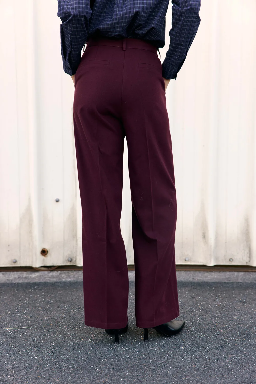 La Petite Etoile Petrony rechte broek bordeaux