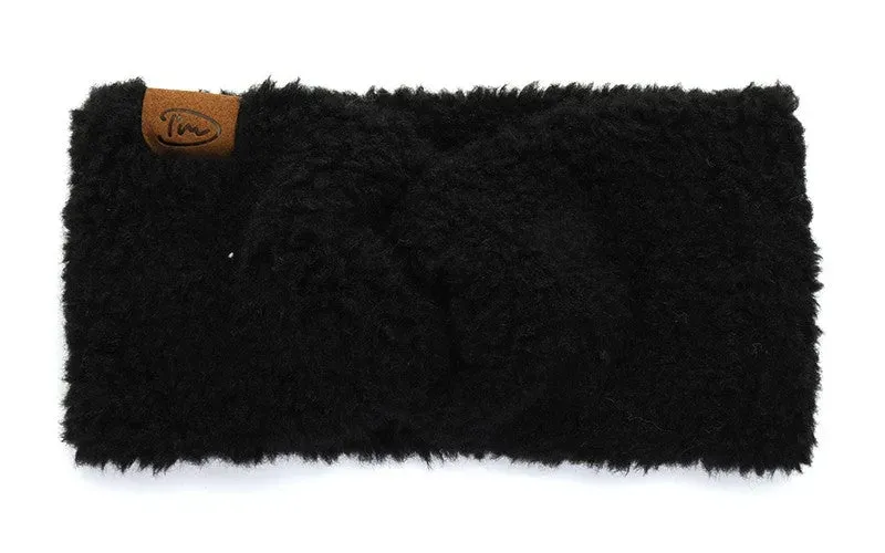 Amiek Quebec hoofdband zwart winter