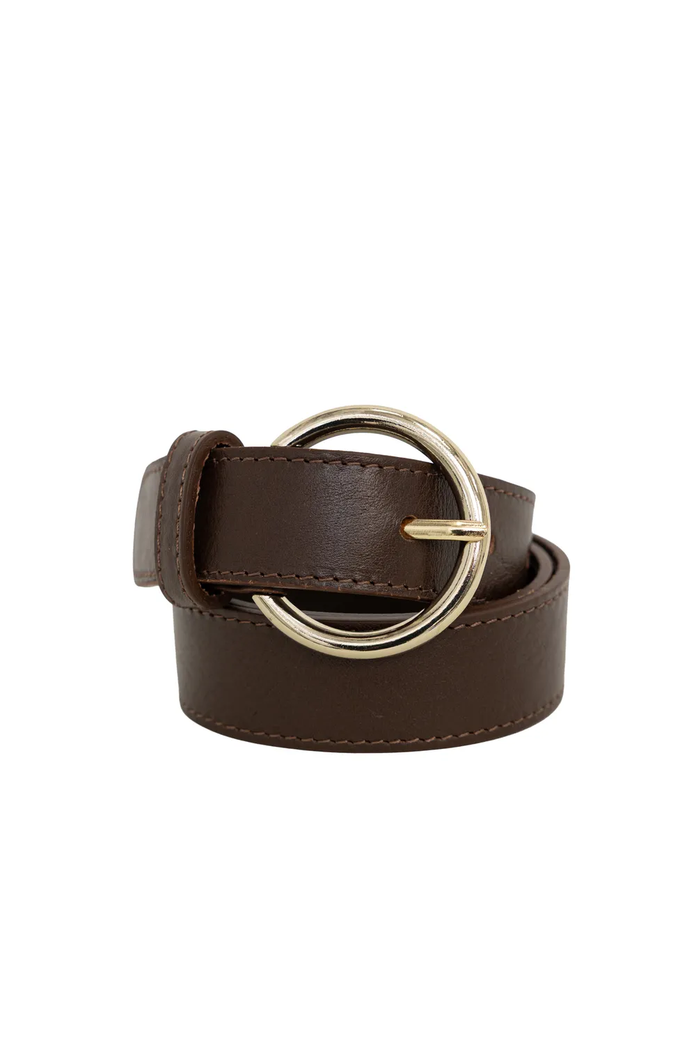 La Petite Etoile Dixon riem bruin leer goud