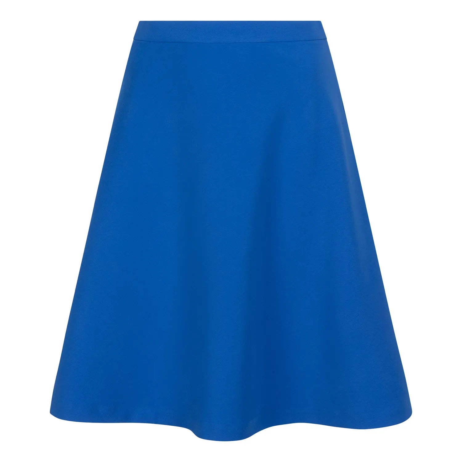 Laboutiek Flare Skirt uitlopende rok cobalt blue