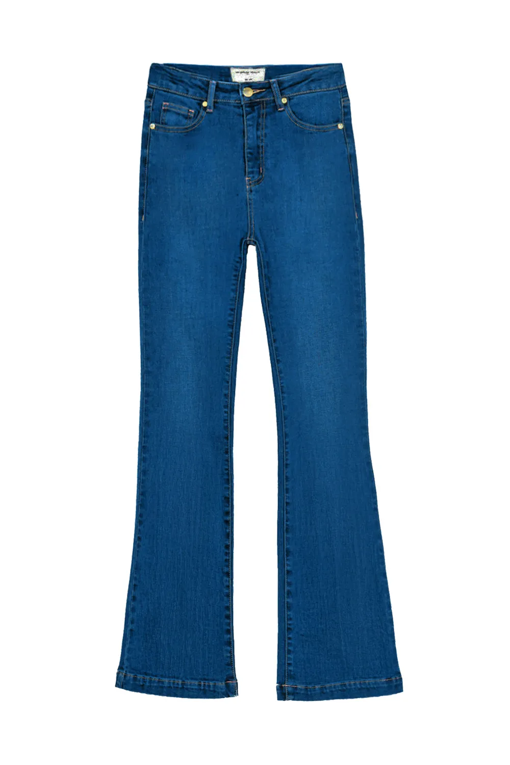 La Petite Etoile Lancelot flared jeans deep wash blauw
