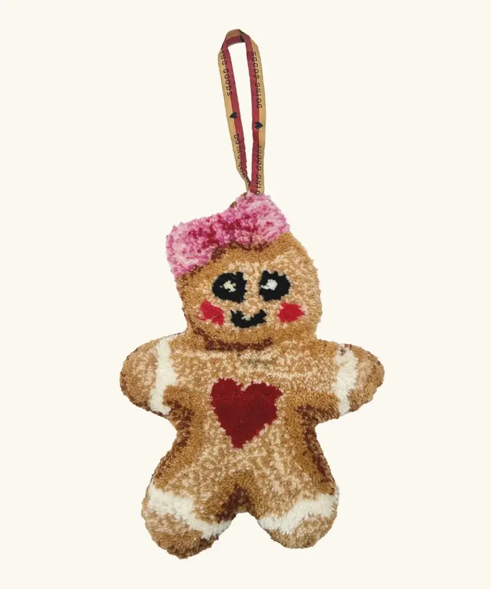 Amiek Mrs Ginger Bread hanger kerst bruin