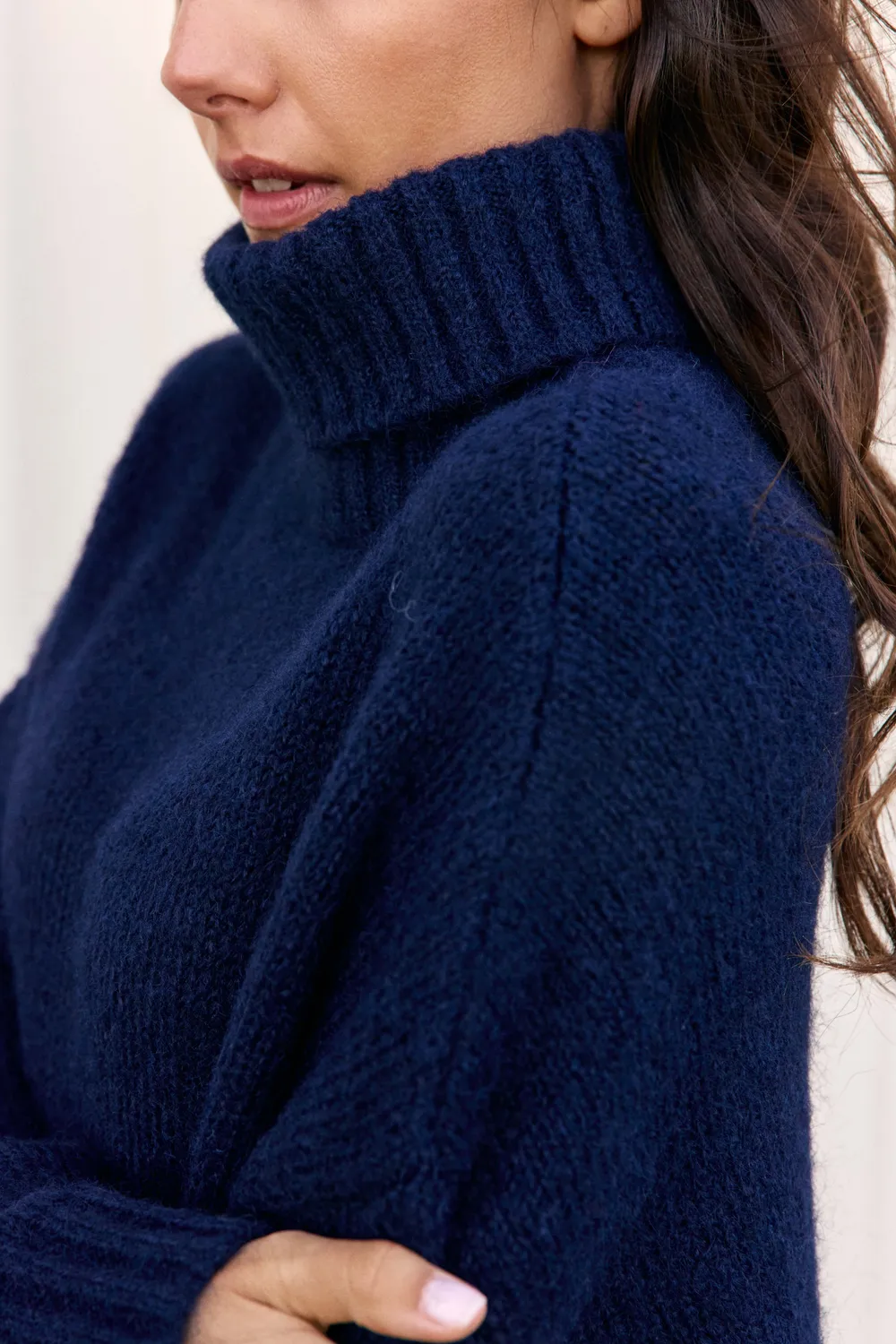 La Petite Etoile Mathea trui jurk marine col