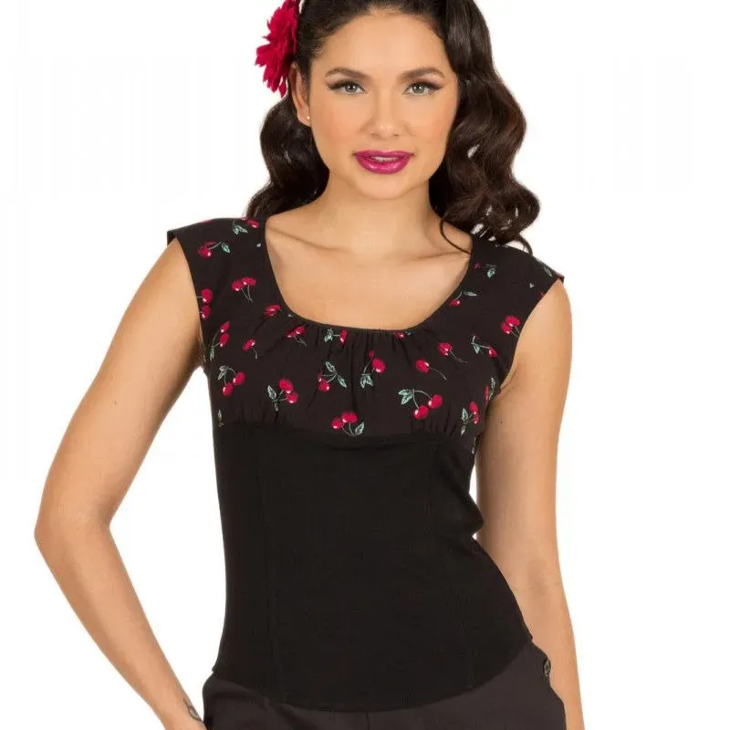 Tatyana Blush Blouse top kersenprint XS