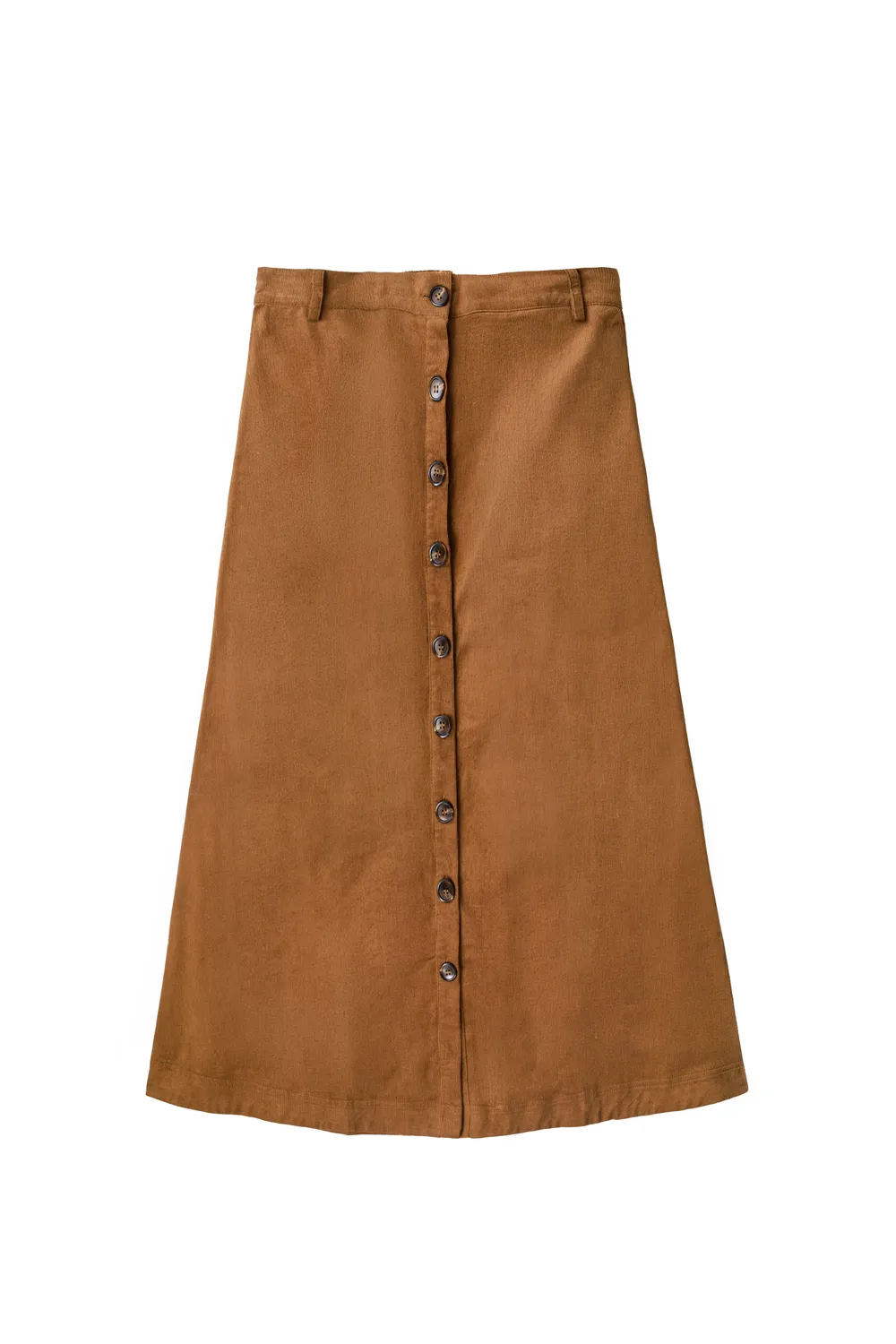 La Petite Etoile Jael ribfluwelen rok hazel