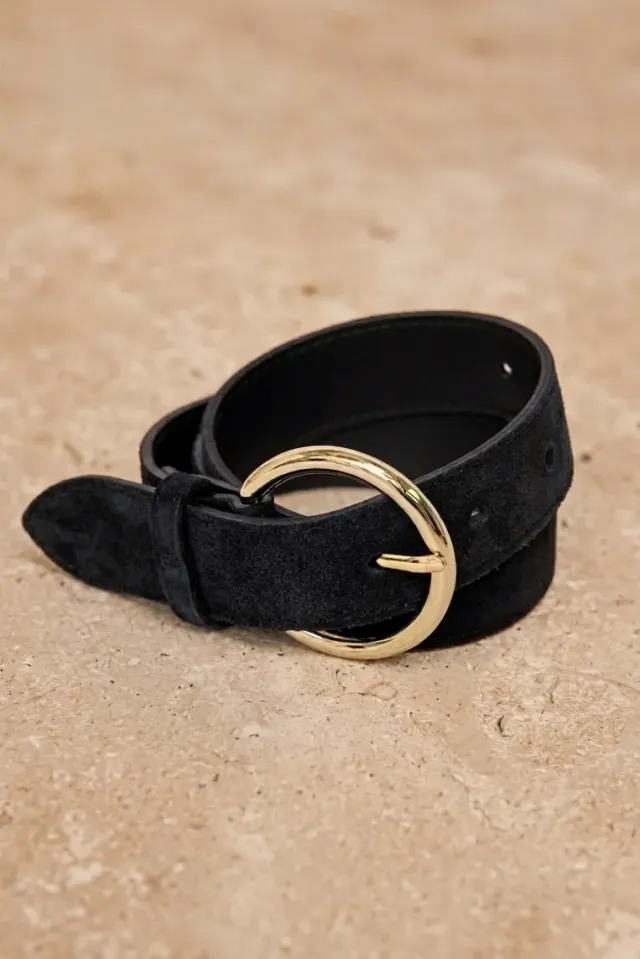 La Petite Etoile Dixon leren riem zwart