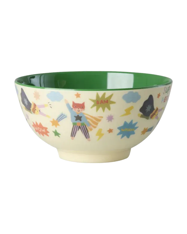 Amiek Hero Bowl Medium kom groen melamine