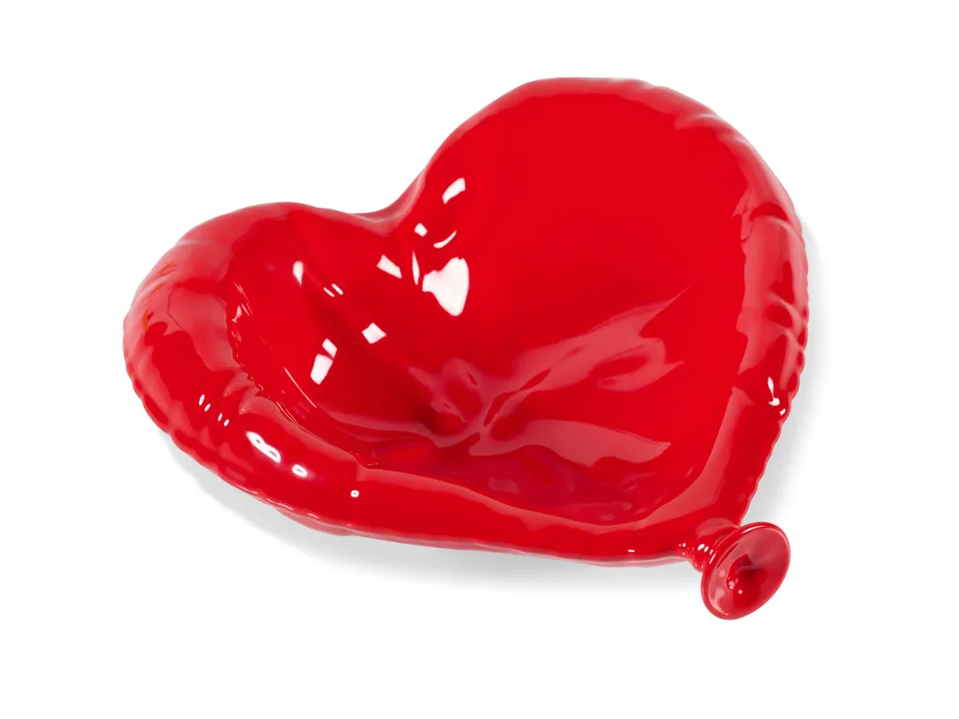 Amiek Hart Ballonbakje schaaltje rood keramiek