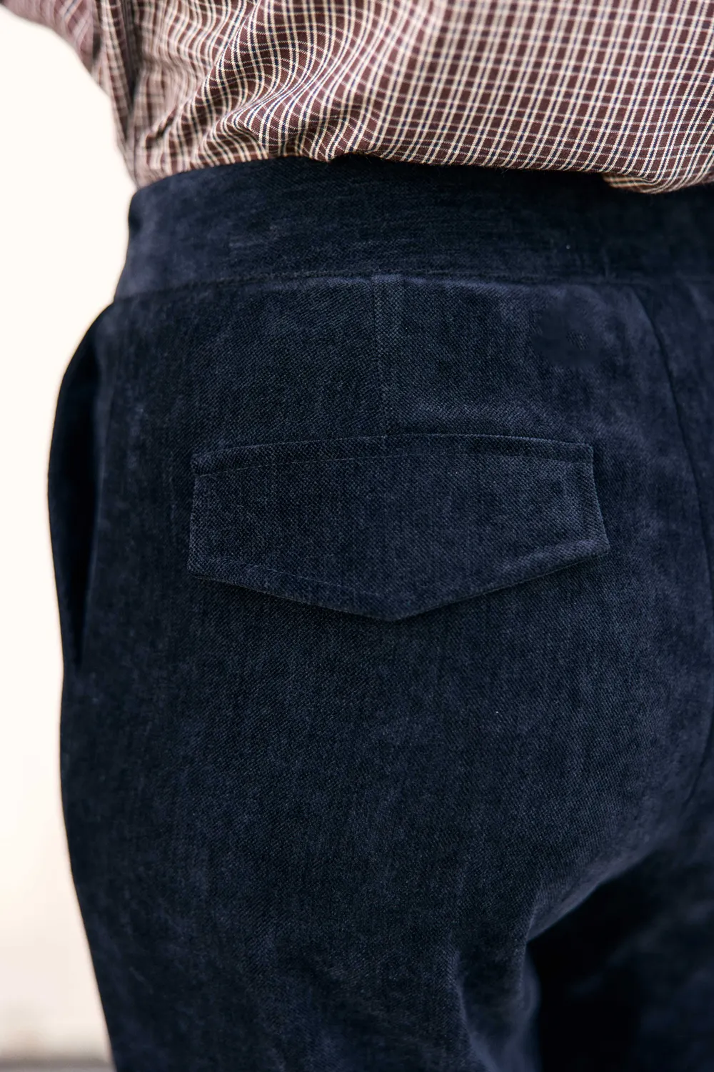 La Petite Etoile Paolar broek zwart fluweel