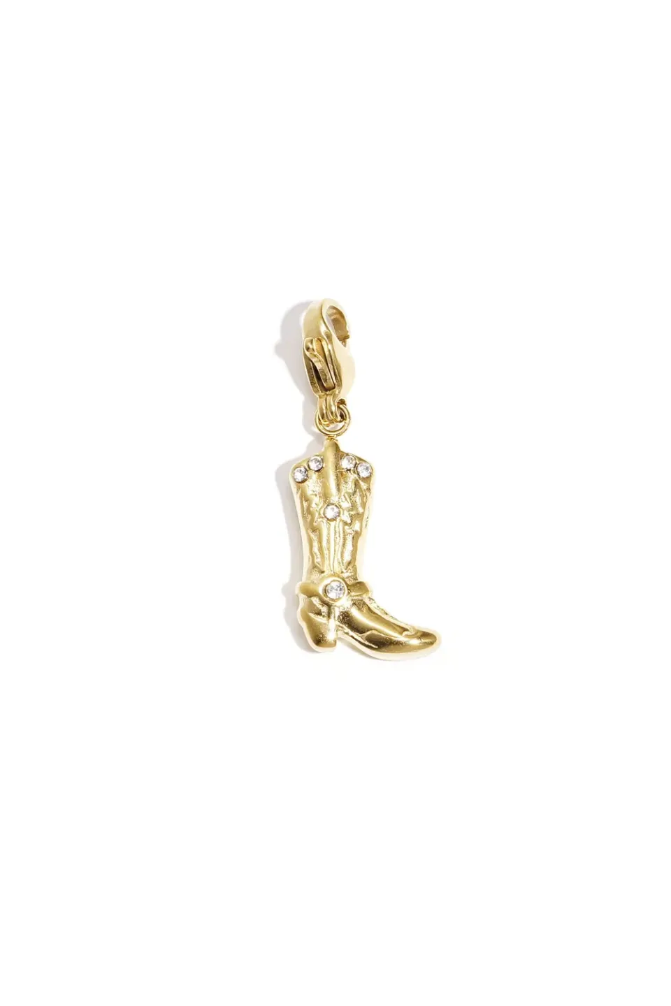 Amiek Boots bedel goud strass 2 cm