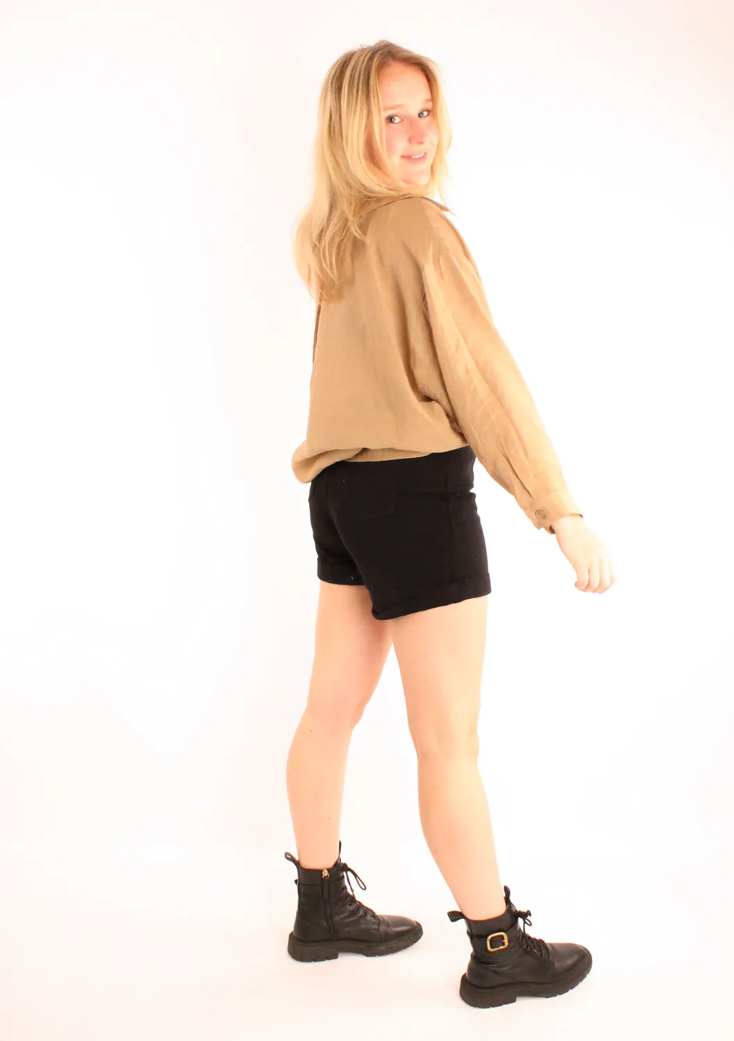 LOVEDRUNKY Blouse Oversized blouse camel one size