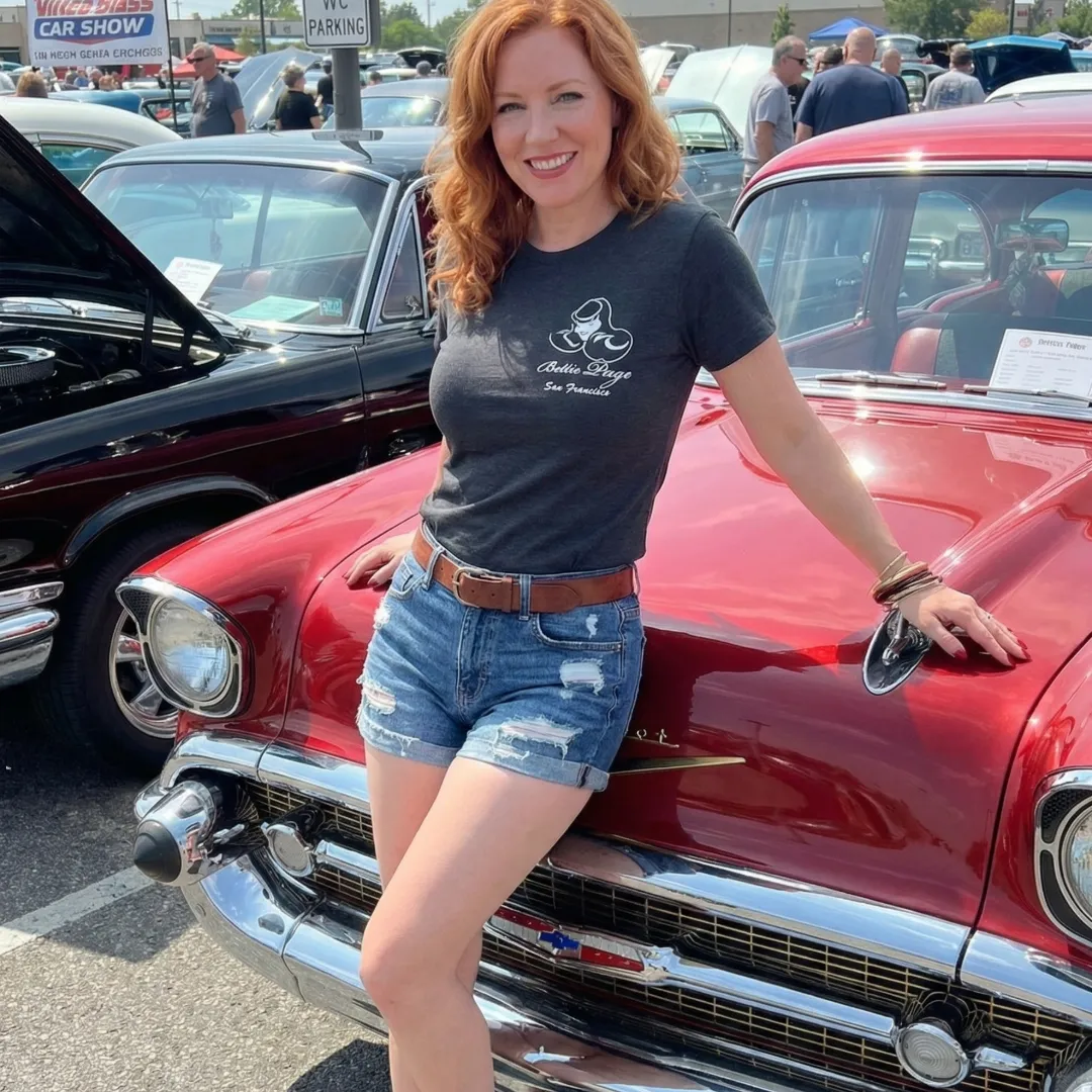 Tatyana Pin Up T-shirt Boston stedenprint