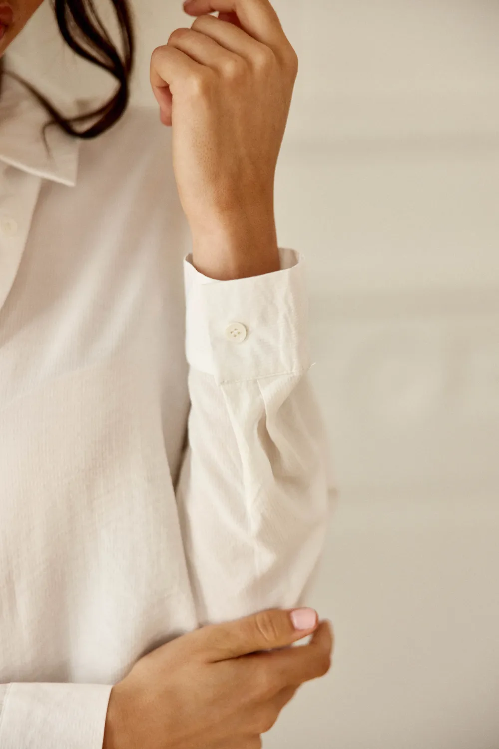 La Petite Etoile Clonya blouse ecru gestreept recht