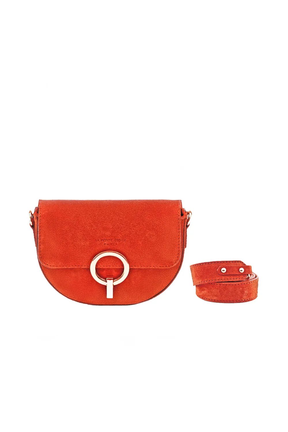 La Petite Etoile Jim tas rood leer