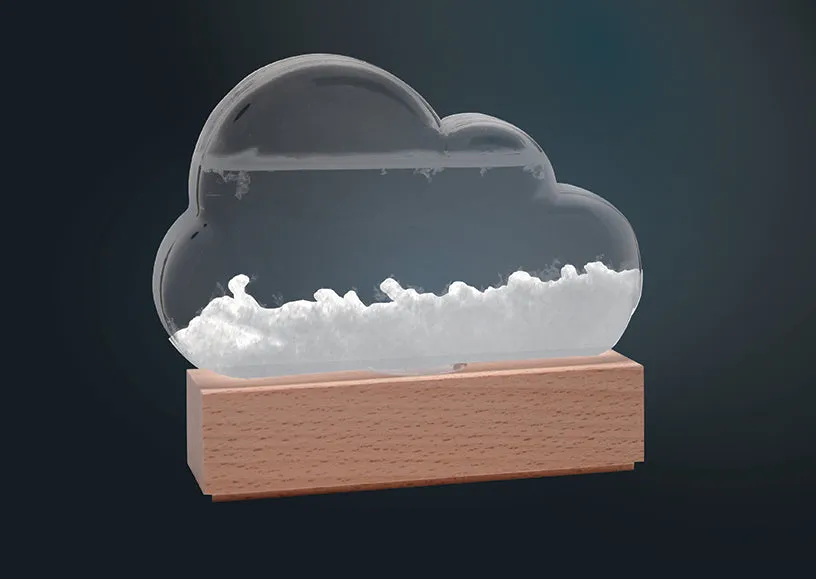Amiek Stormcloud weerstation glas Nimbus Gray