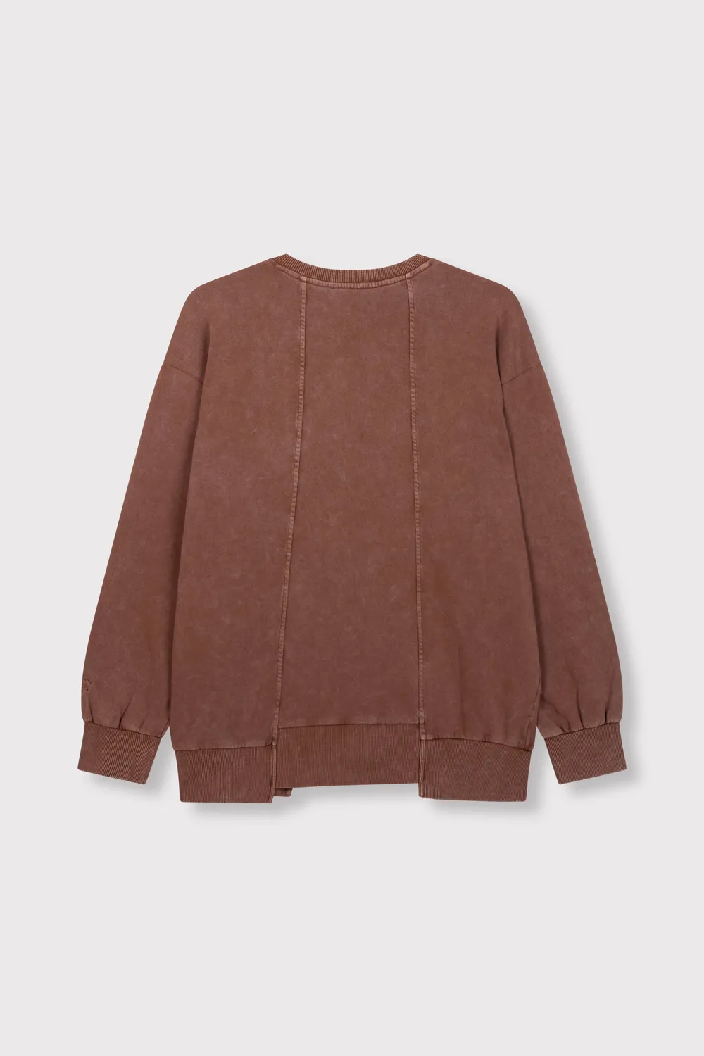 Amiek Senna oversized sweater chocobruin zacht