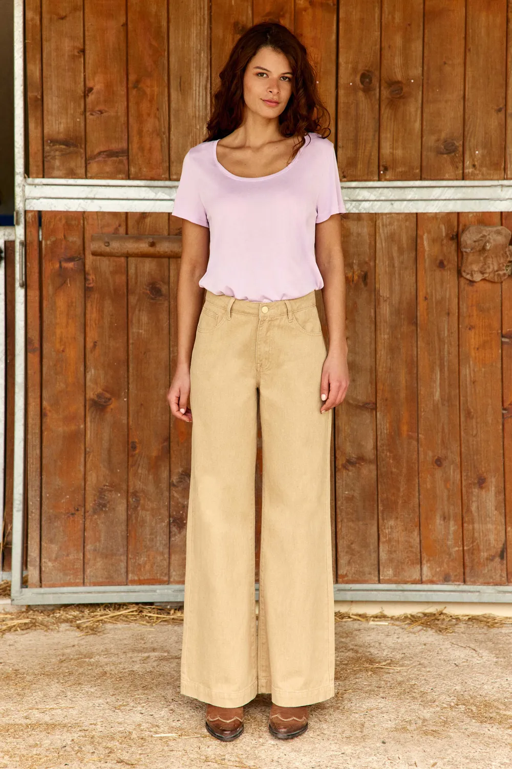 La Petite Etoile Tiana T-shirt lila recht