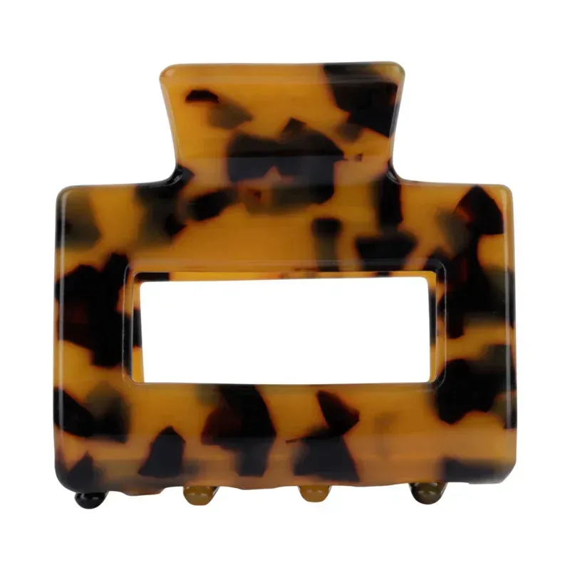 Amiek Babette hairclaw tortoise oranje zwart