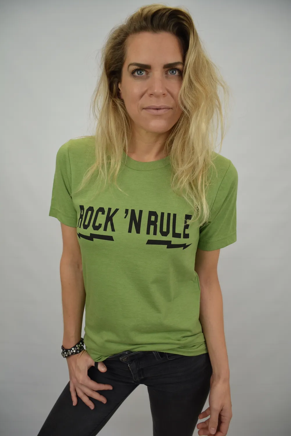 LOVEDRUNKY Rock ’n Rule Groen t-shirt festival