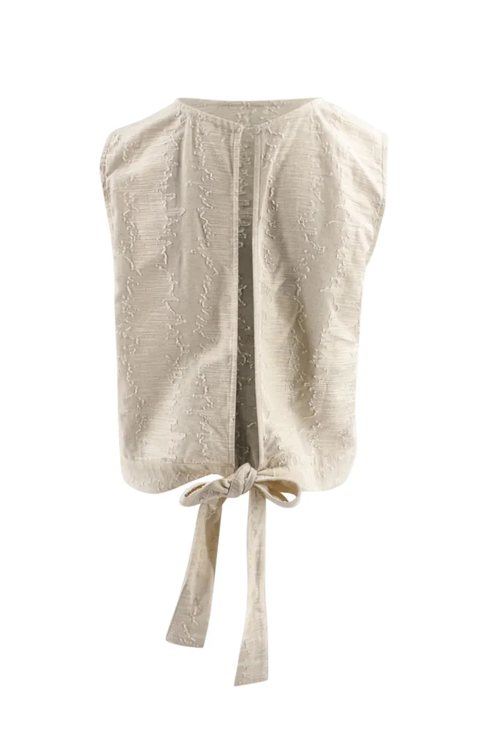 Amiek Harper Top top light beige linnen