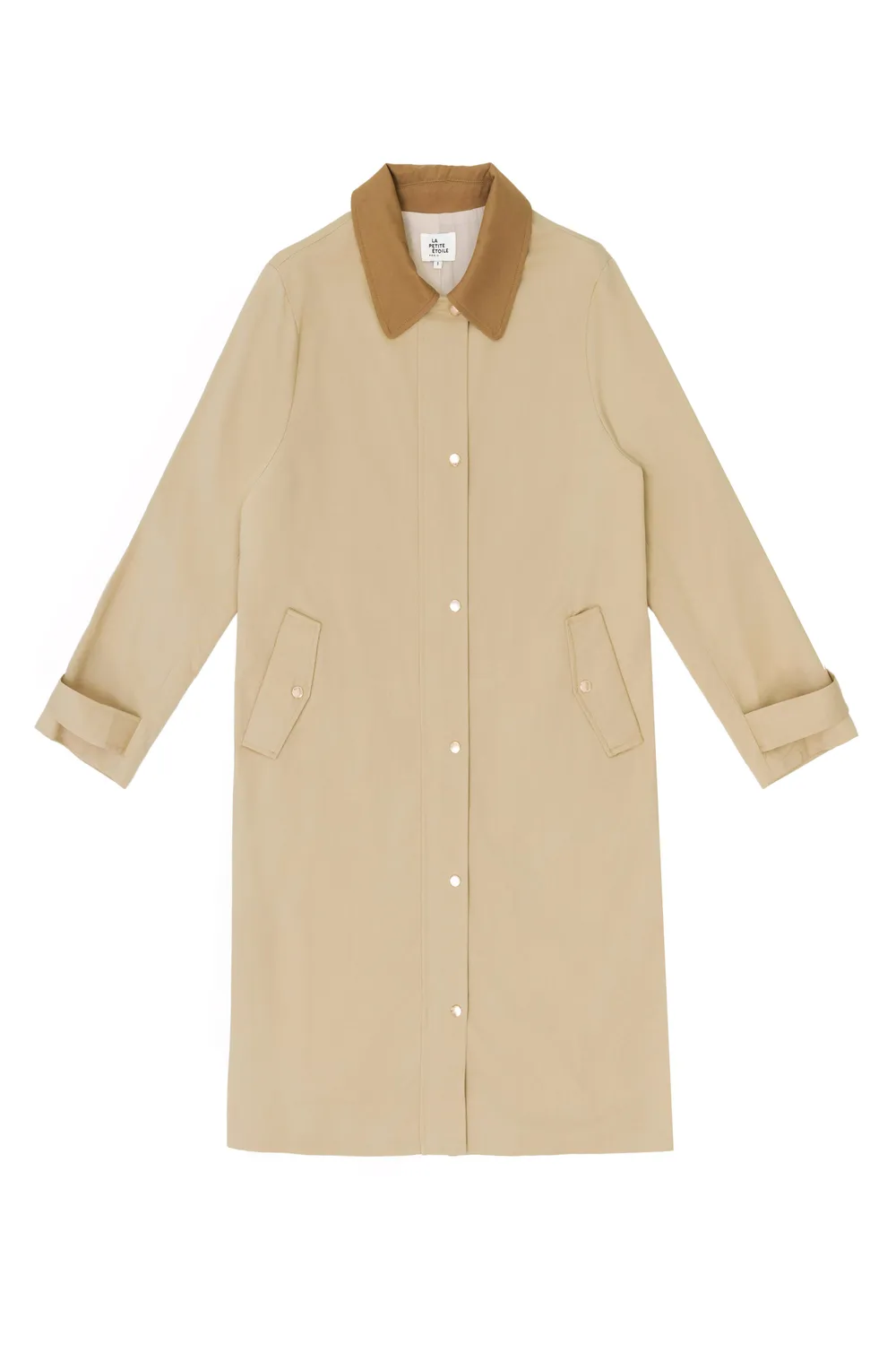 La Petite Etoile Nevino trenchcoat beige midi