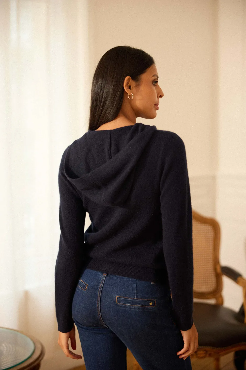 La Petite Etoile Mariane kasjmier vest marine 25-marine