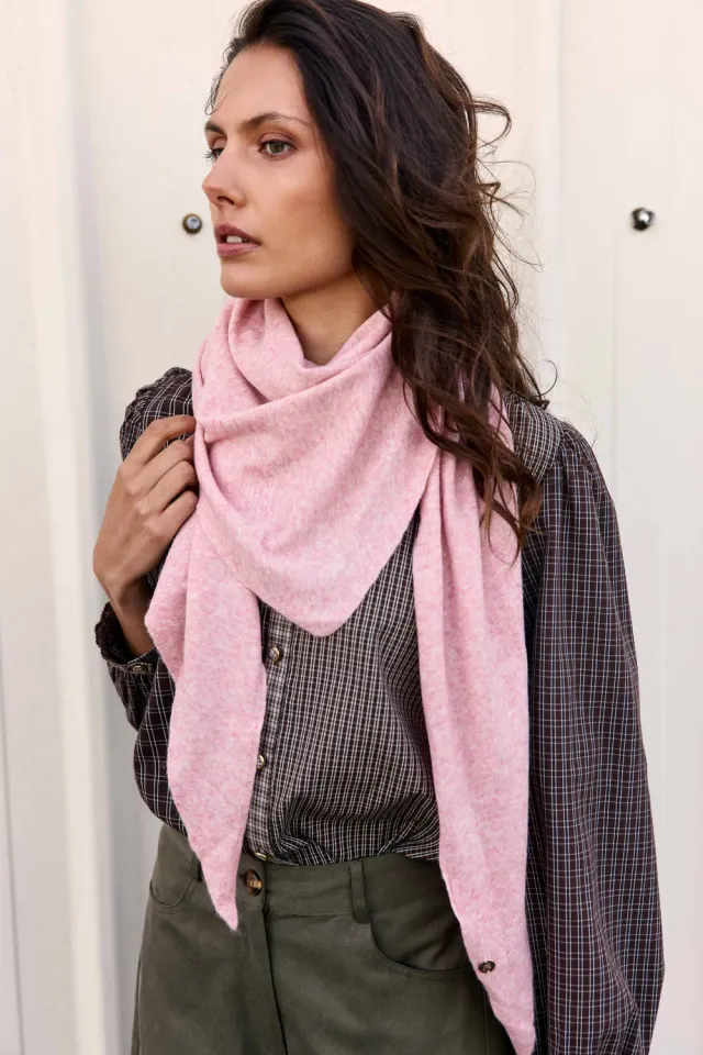 La Petite Etoile Arlo sjaal jersey roze