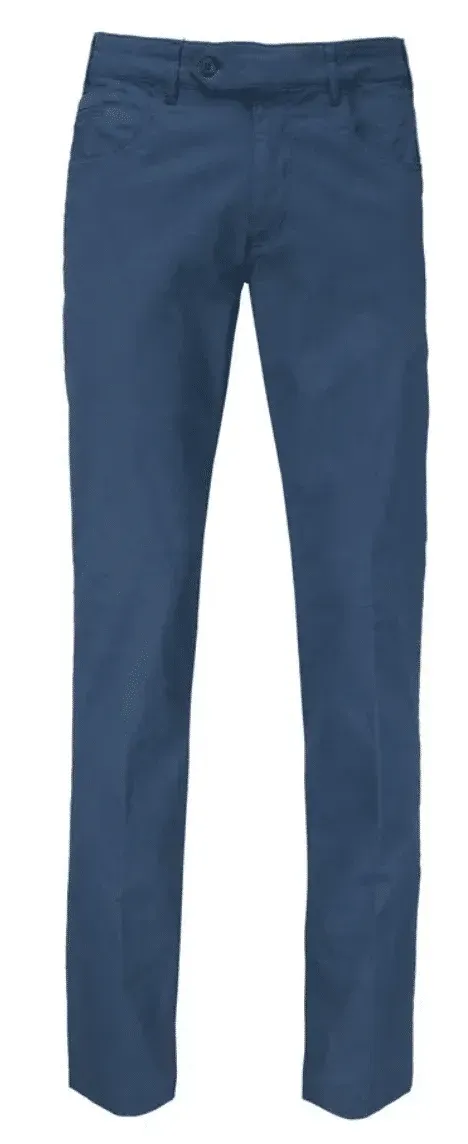 Marcello Marabotti Marco pantalon katoen jeansblauw