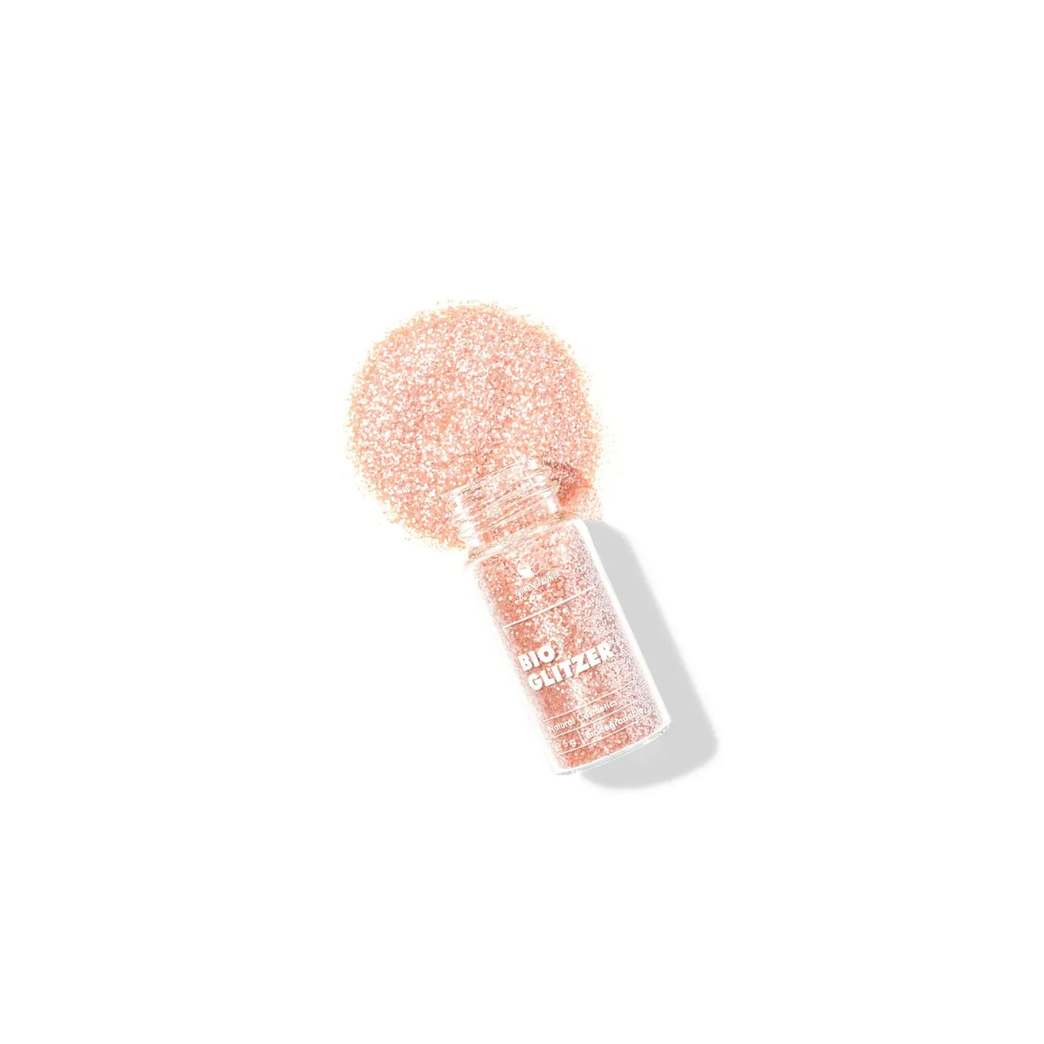 Birkenspanner Bio Glitter Prince Peach fijn 5 gram
