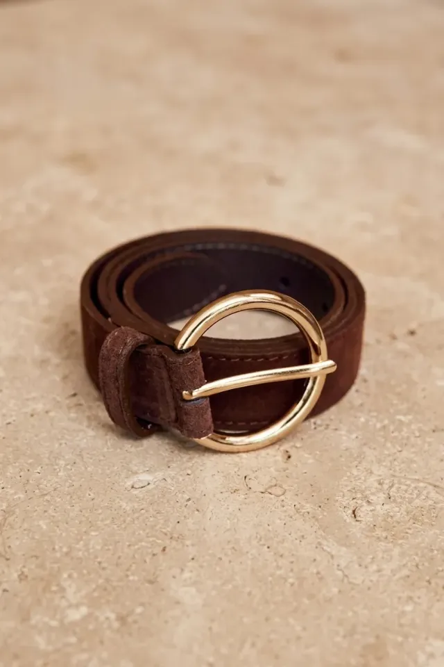 La Petite Etoile Dixon riem bruin suedeleer Italiaans