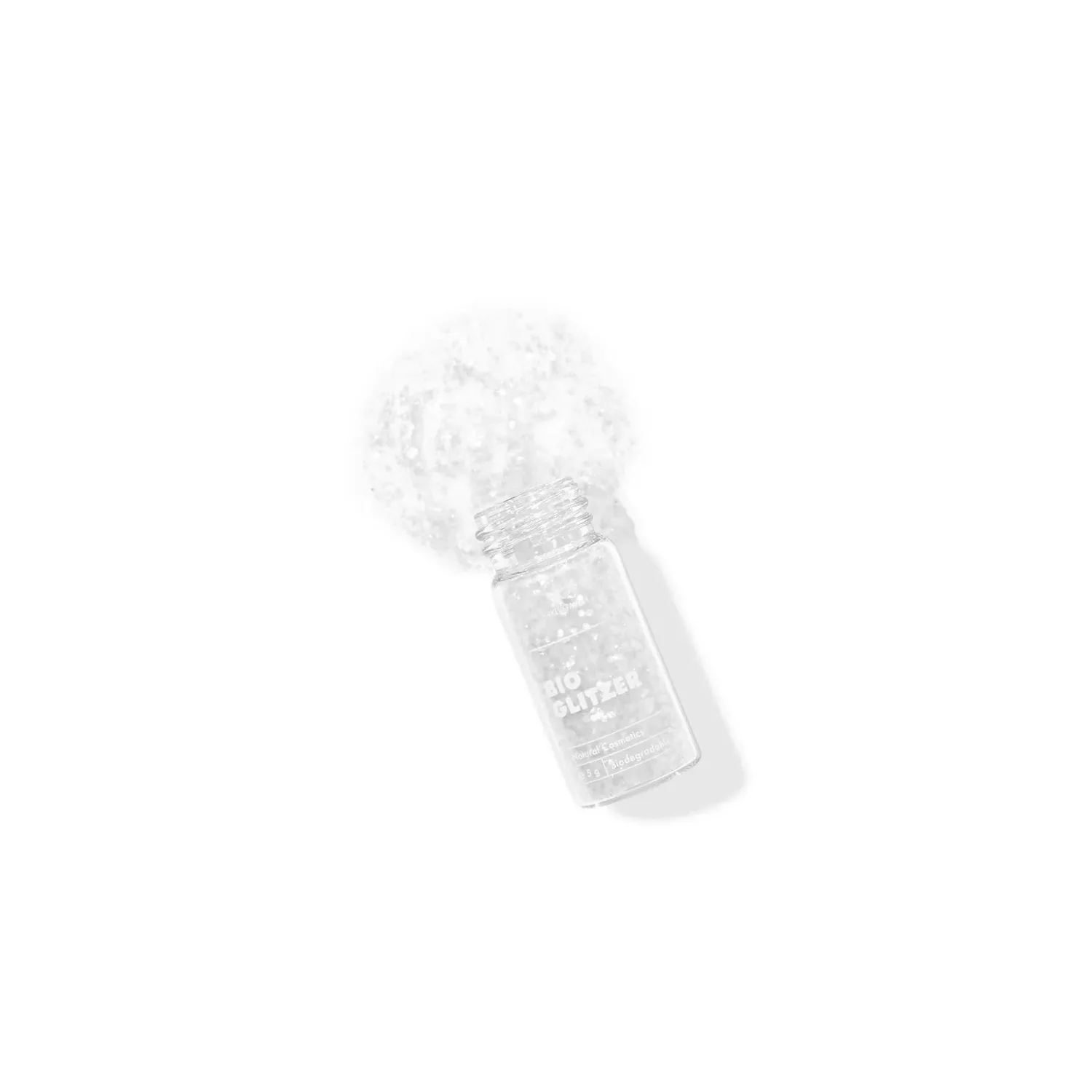 Amiek Bio Glitter gezicht snowflake wit 5 gram