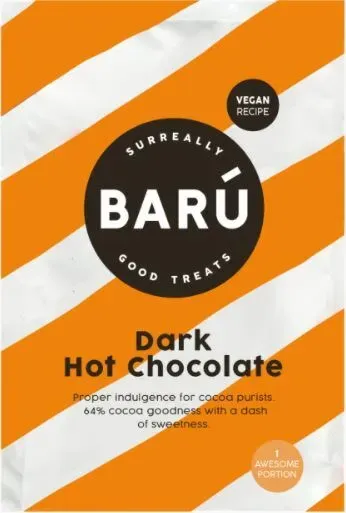 Barú Hot Chocolate Dark chocomelkpoeder sachet 20 gram romig