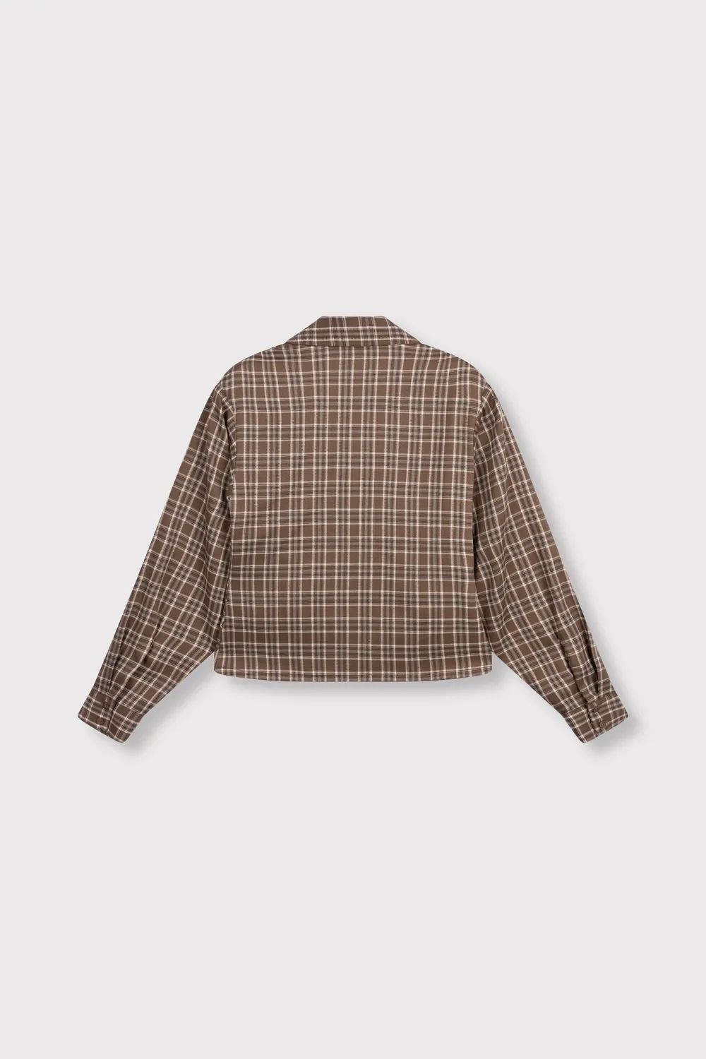Amiek Syd Check Blouse Bruin Geruit