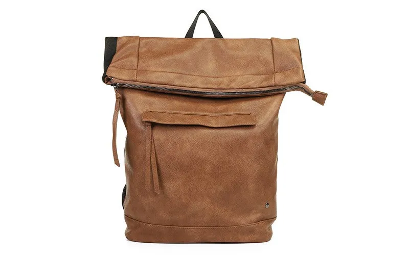 Amiek Haarlem rugzak camel vegan leer