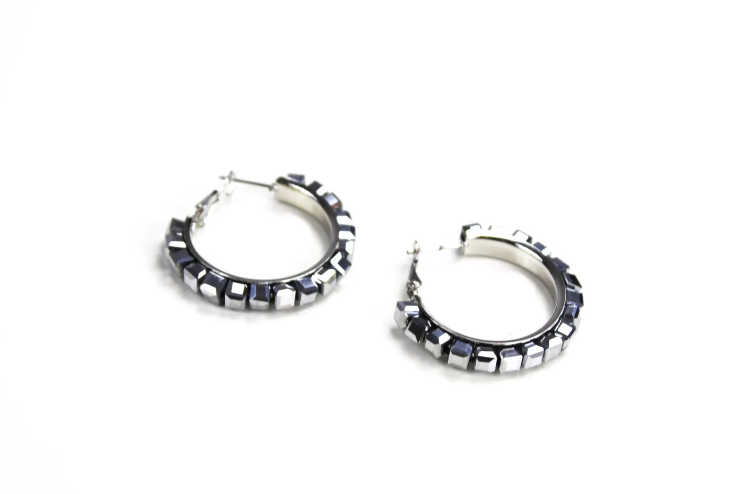 LOVEDRUNKY Rodeo Hoop oorbellen zilver 2,5 cm