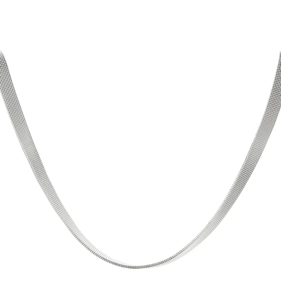 LOVEDRUNKY Elegant ketting zilver verstelbaar