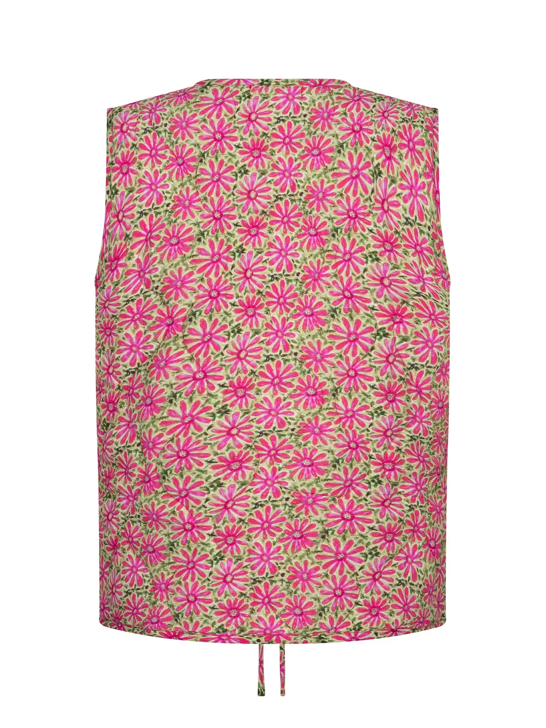 Amiek Ydence Esmira gilet pink flower mouwloos XS-L