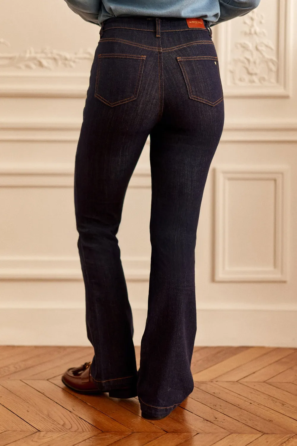 La Petite Etoile Lancelot flare jeans brut high waist