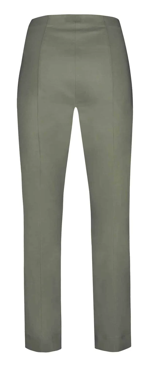 Robell Marie bistretch pantalon khaki katoen stretch