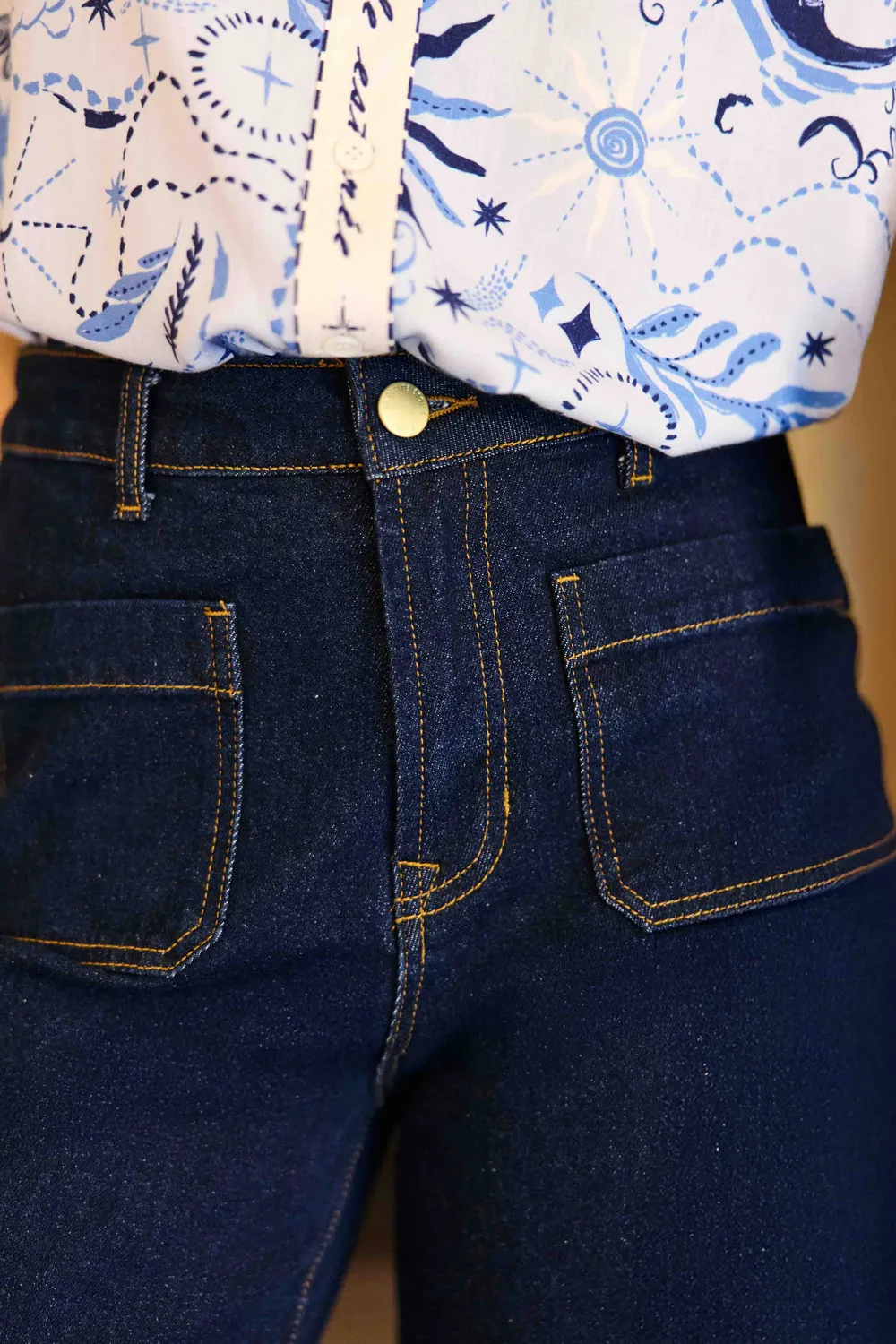 La Petite Etoile Atlanty jeans wijd brut 98