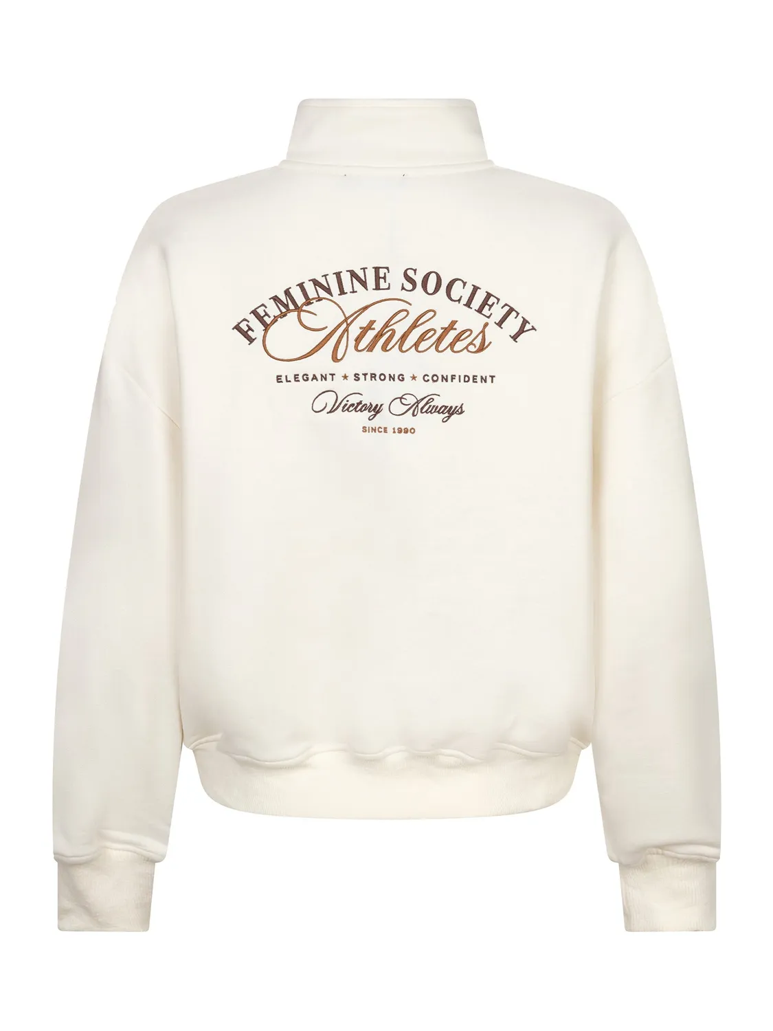 Amiek Feminine Society sweater ecru katoen