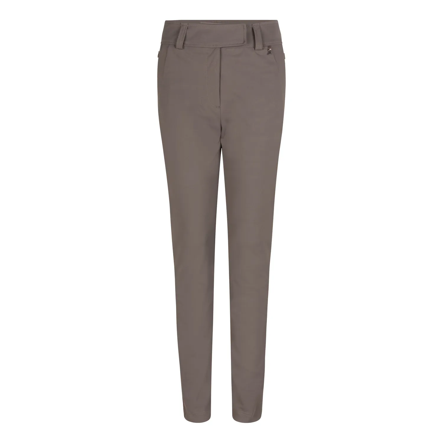 Laboutiek Leona Travel Trouser pantalon taupe slim fit