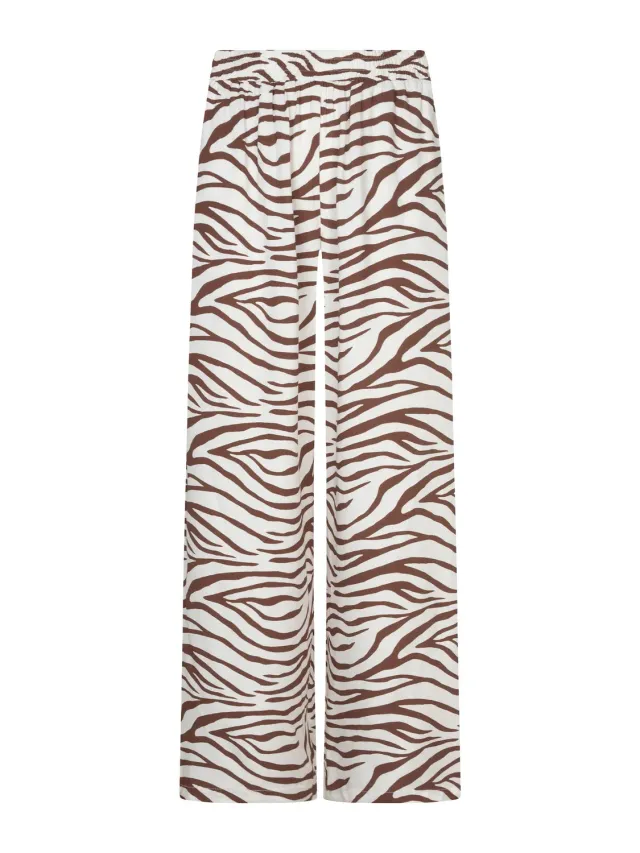 Amiek Lulu pants zebra broek met print