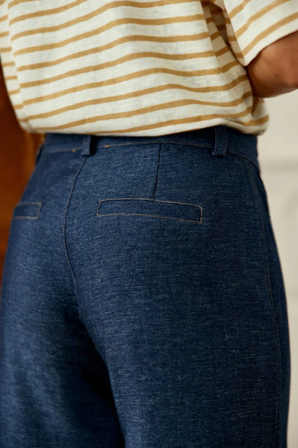 La Petite Etoile Atlanto wijde broek marine 7/8