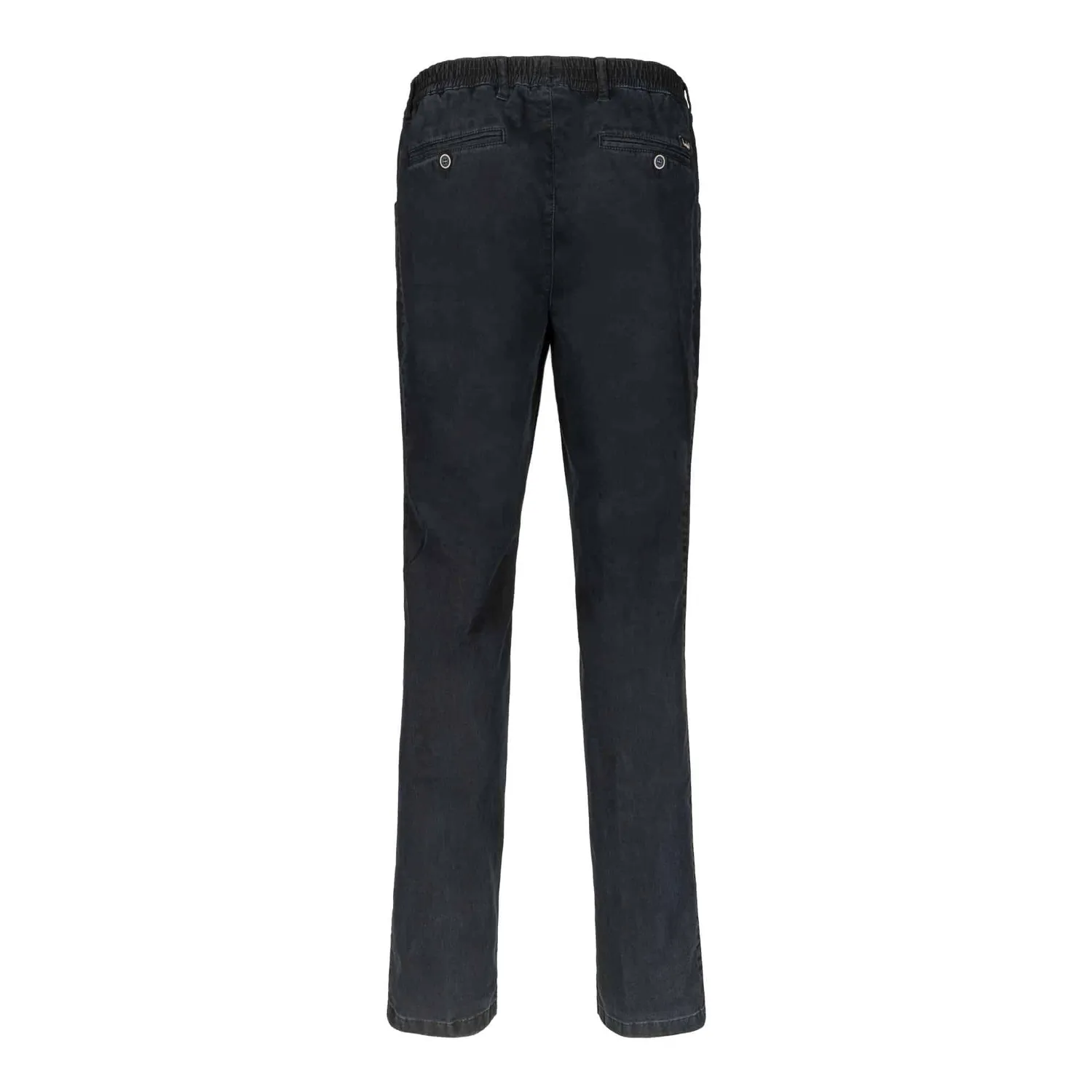 Seniorenkleding Niels herenpantalon marineblauw katoen