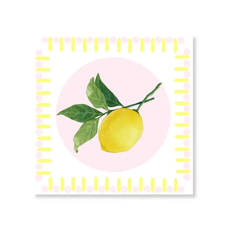 Amiek Lemon servetten papier citroen 20 stuks 33 cm